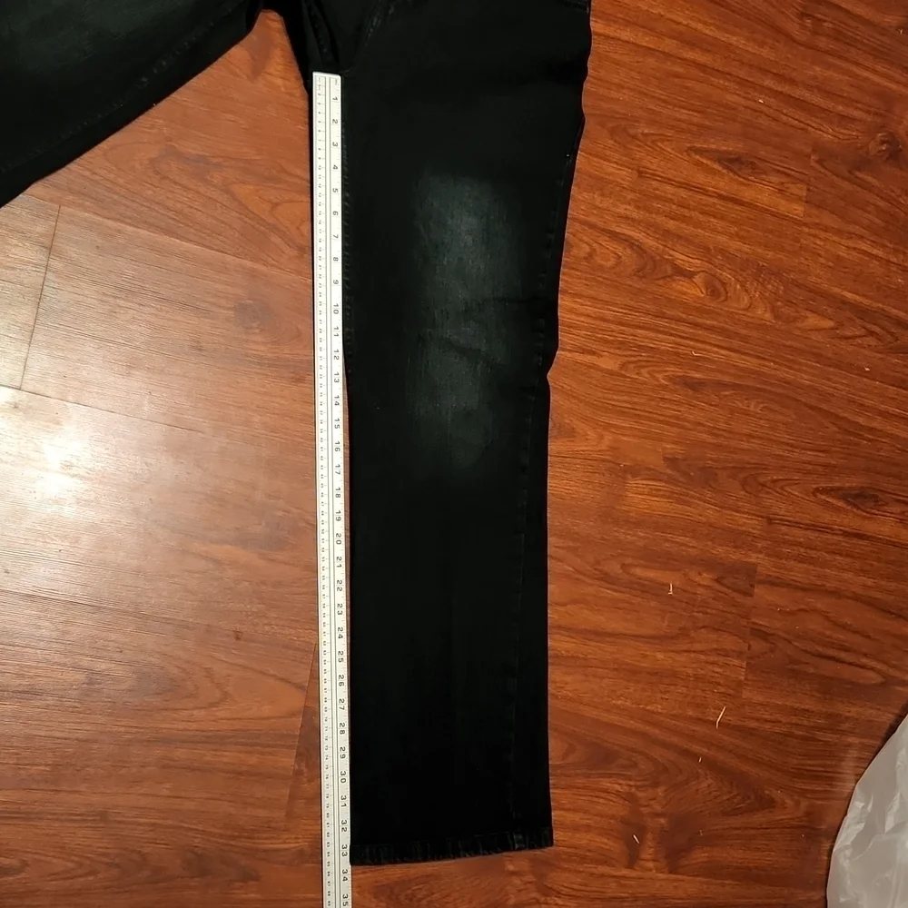 Sargent Pepper Jeans Mens Size 38 Tommy Straight Black Y2K